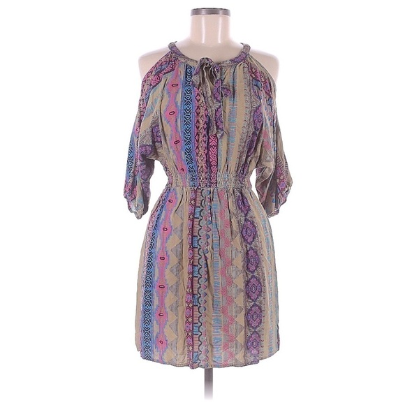 Karlie BoHo Open Shoulder Dress | SIZE M - Picture 1 of 4